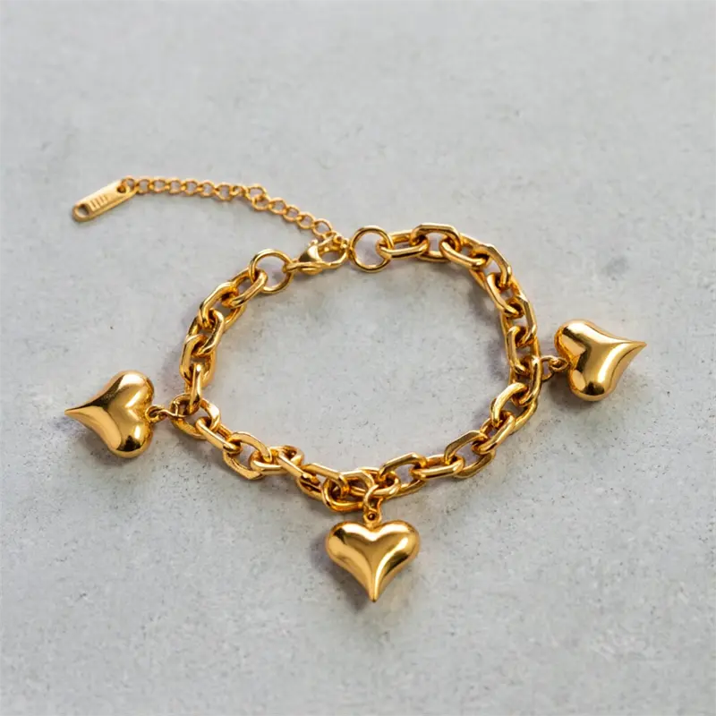 Multi corazones con eslabones
