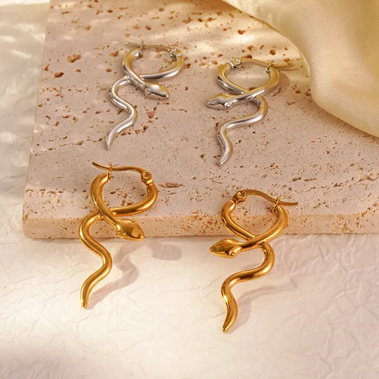 Argollas de serpiente lisos