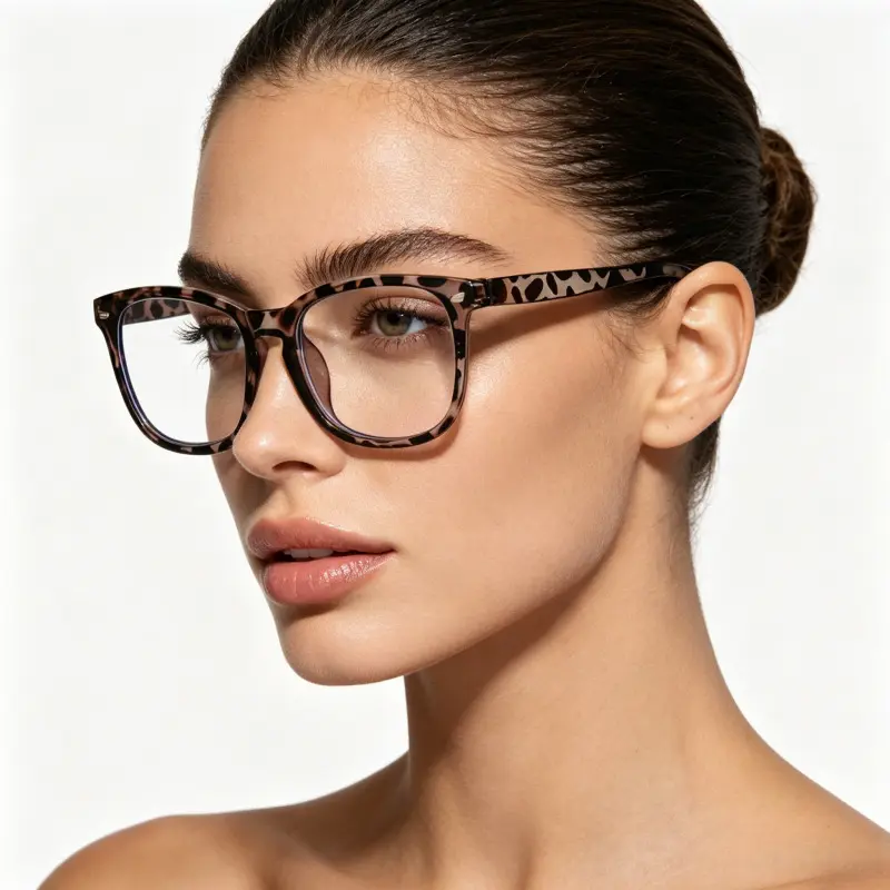 Leopardo cristal transparente