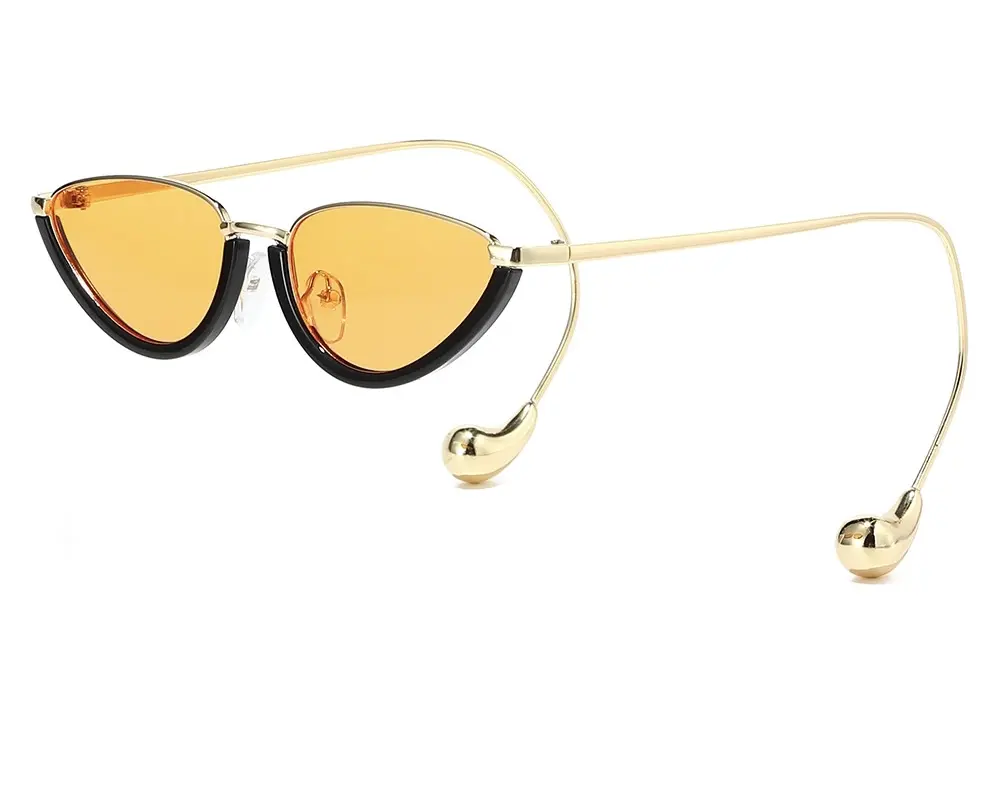 Bottega Véneta gotas ojo de gato naranja