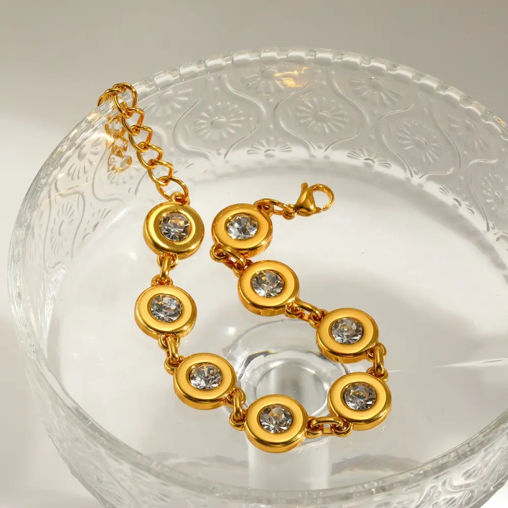 Lujosos Aros con cristal