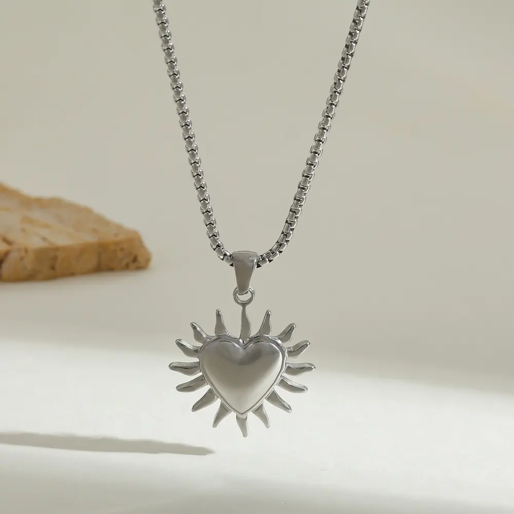 Corazon plateado