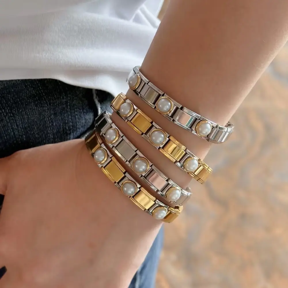 Italianas con charm perlas