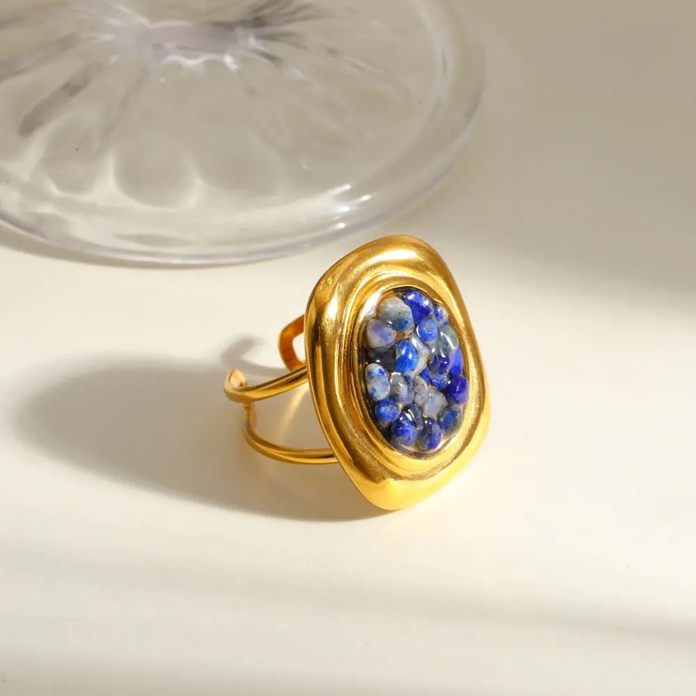 Piedras azul ajustable