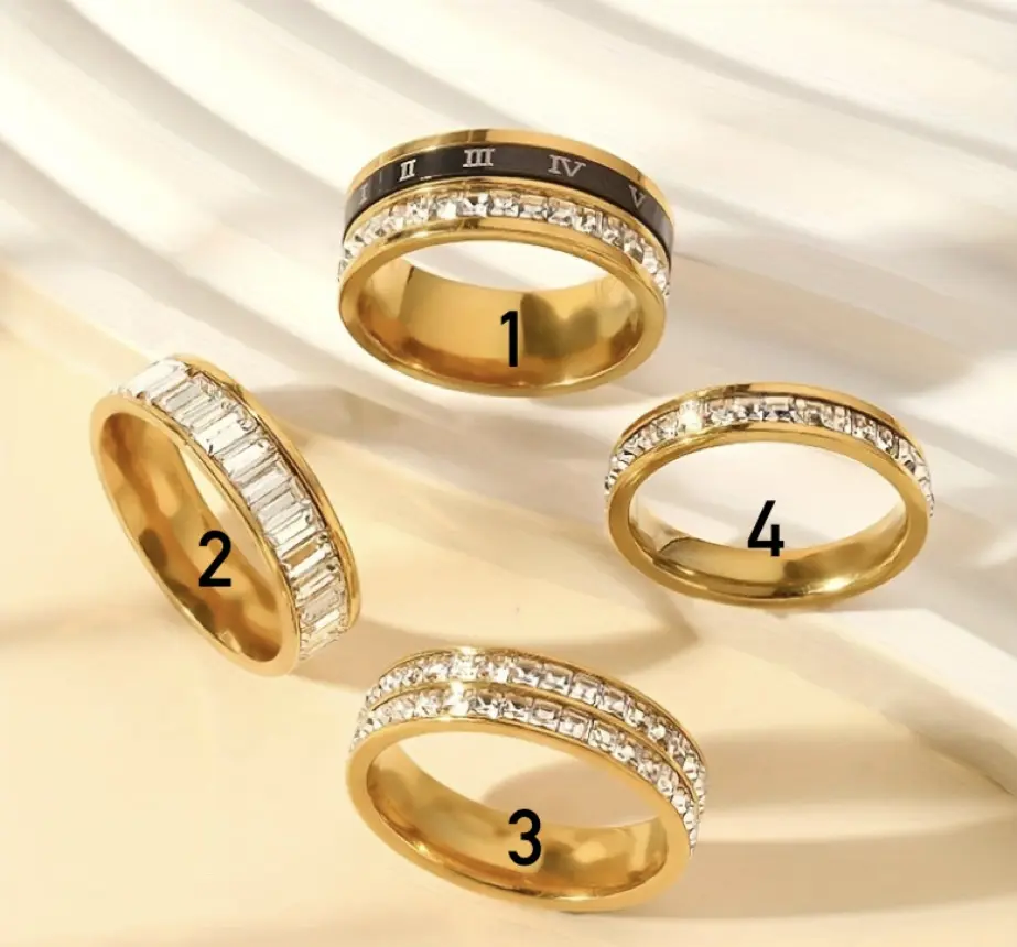 Anillos rígidos talla 8