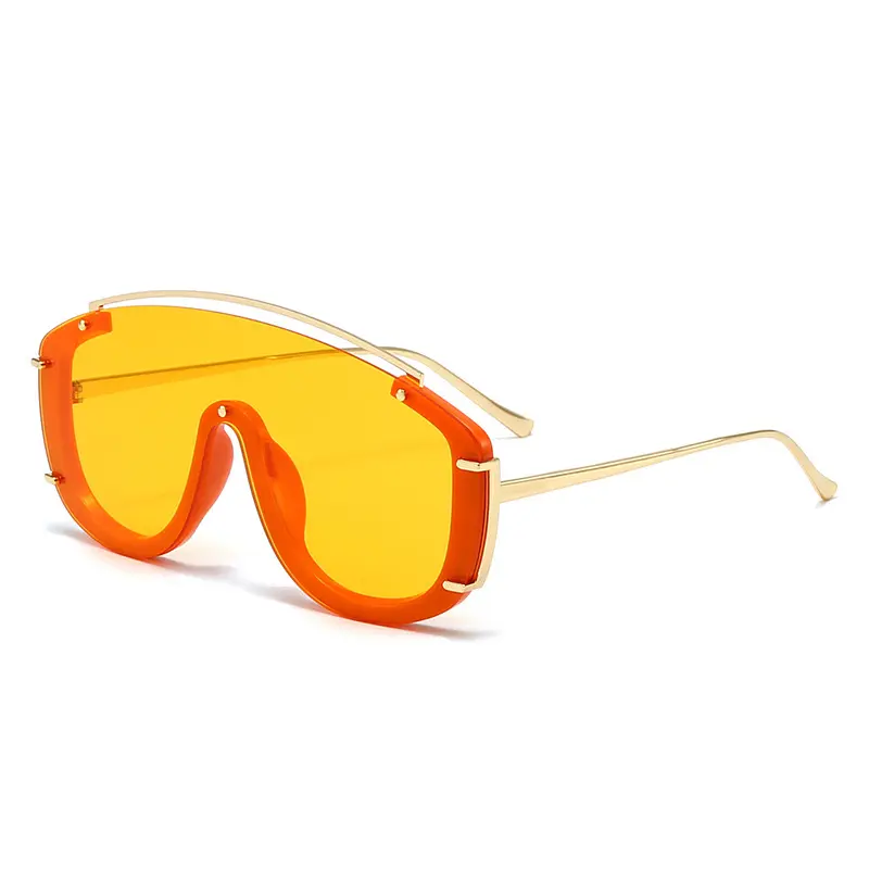 Oversize de lujo naranja con amarillo
