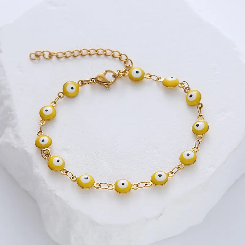 Ojitos turcos amarillo