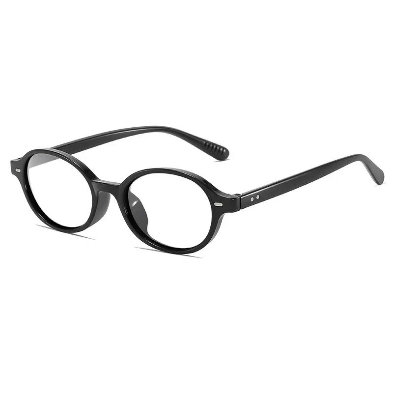 Ovalado negro cristal transparente