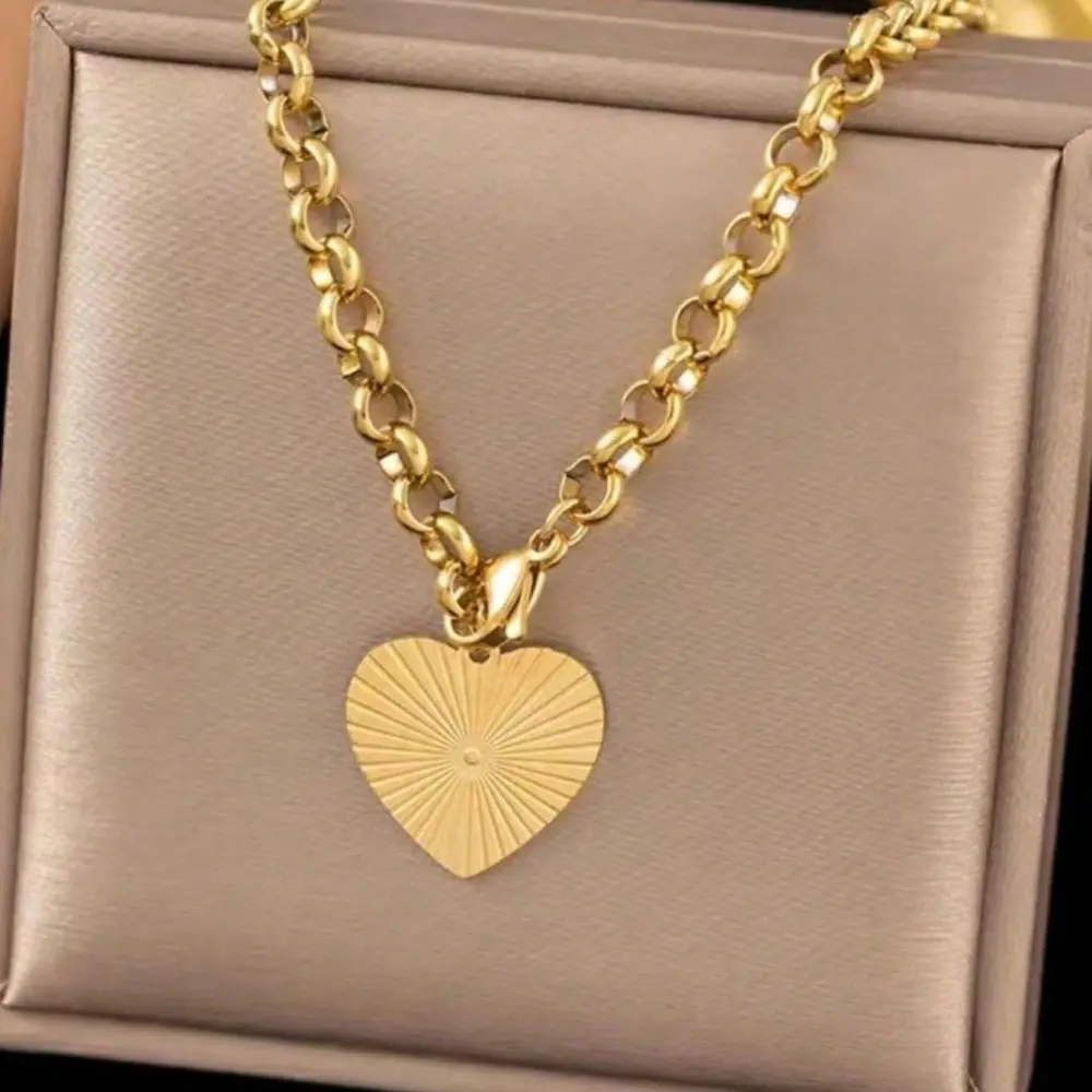 Eslabones con corazon 316L