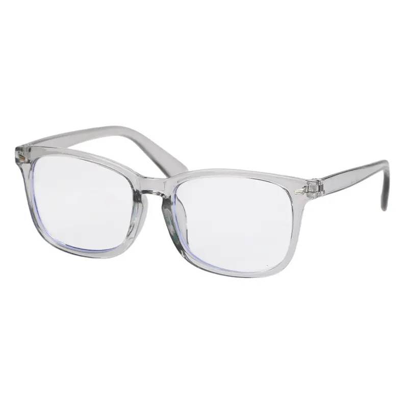 Montura gris cristal transparente