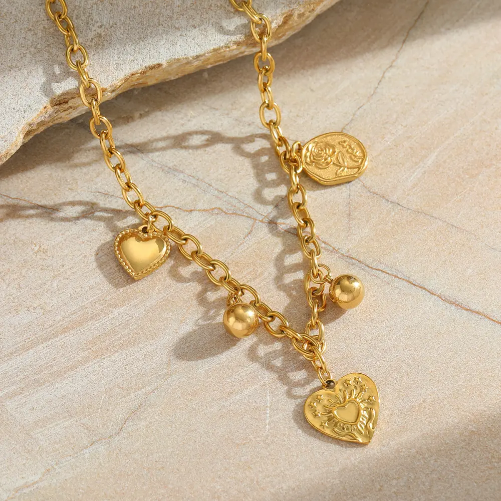 Multidijes corazon y medalla de rosa